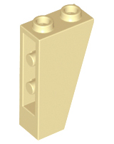 LEGO® los onderdeel Dakpan Omgekeerd in kleur Geelbruin 2449