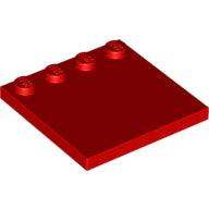 Plaatje in Gallery viewer laden, LEGO® los onderdeel Tegel Aangepast in kleur Rood 6179