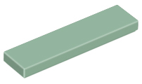 LEGO® los onderdeel Tegel Algemeen in kleur Zandgroen 2431
