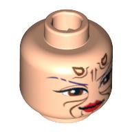 LEGO® los onderdeel Hoofd in kleur Lichte Noga 3626bpb0554