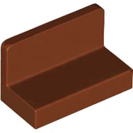 Plaatje in Gallery viewer laden, LEGO® los onderdeel Paneel in kleur Roodachtig Bruin 4865b