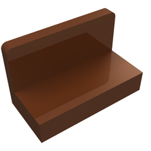 Plaatje in Gallery viewer laden, LEGO® los onderdeel Paneel in kleur Roodachtig Bruin 4865b
