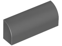 LEGO® onderdeel Dakpan Gebogen Donker Blauwachtig Grijs 6191