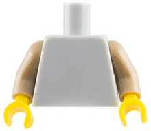 Plaatje in Gallery viewer laden, LEGO® los onderdeel Lijf Licht Blauwachtig Grijs 973c052
