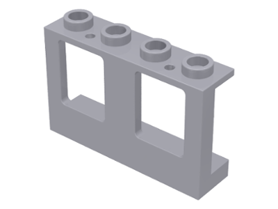 LEGO® los onderdeel Raamkozijn Licht Blauwachtig Grijs 61345