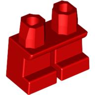 Plaatje in Gallery viewer laden, LEGO® los onderdeel Benen Aangepast in kleur Rood 41879