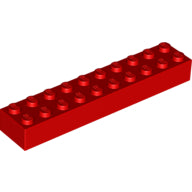 Plaatje in Gallery viewer laden, LEGO® los onderdeel Steen in kleur Rood 3006
