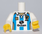LEGO® los onderdeel Lijf met Motief Wit 973pb0844c01