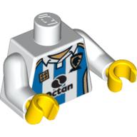 Plaatje in Gallery viewer laden, LEGO® los onderdeel Lijf met Motief Wit 973pb0844c01