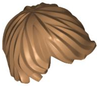 LEGO® los onderdeel Haar in kleur Medium Noga 87991