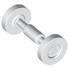 LEGO® los onderdeel Wiel in kleur Wit 2496
