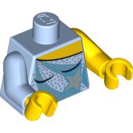 Plaatje in Gallery viewer laden, LEGO® Lijf met Motief Helder Lichtblauw 973pb0845c01
