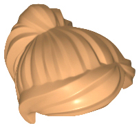 LEGO® los onderdeel Haar in kleur Medium Noga 87990