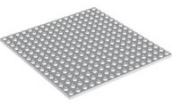 Plaatje in Gallery viewer laden, LEGO® los onderdeel Plaat Algemeen in kleur Wit 91405