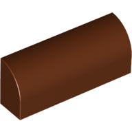 Plaatje in Gallery viewer laden, LEGO® los onderdeel Dakpan Gebogen Roodachtig Bruin 6191