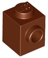 LEGO® los onderdeel Steen Aangepast Roodachtig Bruin 87087