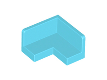 Plaatje in Gallery viewer laden, LEGO® los onderdeel Paneel in kleur Medium Azuurblauw 91501