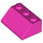 LEGO® los onderdeel Dakpan Algemeen Donker Roze 3038