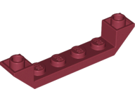 LEGO® los onderdeel Dakpan Omgekeerd Donkerrood 52501