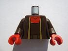 LEGO® onderdeel Lijf met Motief Donker Bruin 973pb0859c01
