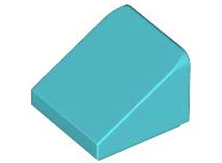 LEGO® los onderdeel Dakpan Algemeen Medium Azuurblauw 54200