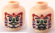 Plaatje in Gallery viewer laden, LEGO® los onderdeel Hoofd in kleur Lichte Noga 3626bpb0572