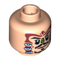 Plaatje in Gallery viewer laden, LEGO® los onderdeel Hoofd in kleur Lichte Noga 3626bpb0572