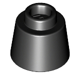 LEGO® los onderdeel Kegel in kleur Zwart 85975