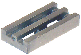 LEGO® los onderdeel Tegel Aangepast in kleur Zilver 2412b