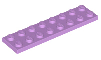 Plaatje in Gallery viewer laden, LEGO® los onderdeel Plaat Algemeen Medium Lavendel 3034