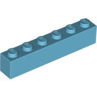 Plaatje in Gallery viewer laden, LEGO® los onderdeel Steen in kleur Medium Azuurblauw 3009