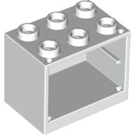 Plaatje in Gallery viewer laden, LEGO® los onderdeel Container in kleur Wit 4532b