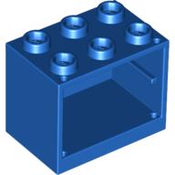 Plaatje in Gallery viewer laden, LEGO® los onderdeel Container in kleur Blauw 4532b