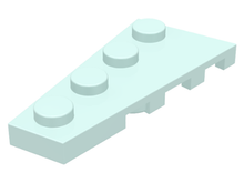 Plaatje in Gallery viewer laden, LEGO® los onderdeel Wig Plaat in kleur Licht Aqua 41770