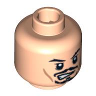 Plaatje in Gallery viewer laden, LEGO® los onderdeel Hoofd in kleur Lichte Noga 3626pb0555