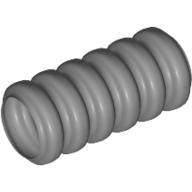Plaatje in Gallery viewer laden, LEGO® los onderdeel Slang Geribbeld in kleur Zilver 78c02