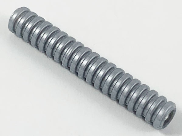 LEGO® los onderdeel Slang Geribbeld in kleur Zilver 78c06