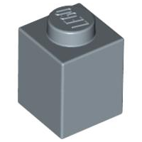 Plaatje in Gallery viewer laden, LEGO® los onderdeel Steen in kleur Zandblauw 3005