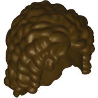 LEGO® los onderdeel Haar in kleur Donker Bruin 93352