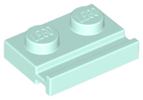 LEGO® los onderdeel Plaat Aangepast Licht Aqua 32028