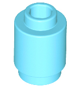 LEGO® los onderdeel Steen Rond Medium Azuurblauw 3062
