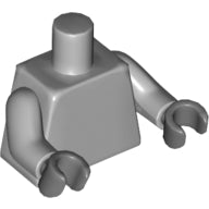 LEGO® los onderdeel Lijf Licht Blauwachtig Grijs 973c047