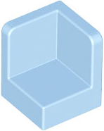 Plaatje in Gallery viewer laden, LEGO® los onderdeel Paneel in kleur Helder Lichtblauw 6231
