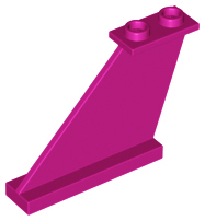LEGO® los onderdeel Staart in kleur Magenta 2340