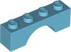 LEGO® los onderdeel Steen Boog Medium Azuurblauw 3659