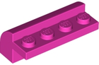 LEGO® los onderdeel Dakpan Gebogen in kleur Donker Roze 6081
