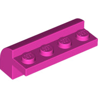 Plaatje in Gallery viewer laden, LEGO® los onderdeel Dakpan Gebogen in kleur Donker Roze 6081