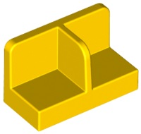 LEGO® los onderdeel Paneel in kleur Geel 93095