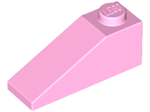 LEGO® los onderdeel Dakpan Algemeen in kleur Fel Roze 4286