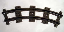 Plaatje in Gallery viewer laden, LEGO® los onderdeel Rails in kleur Zwart 85976
